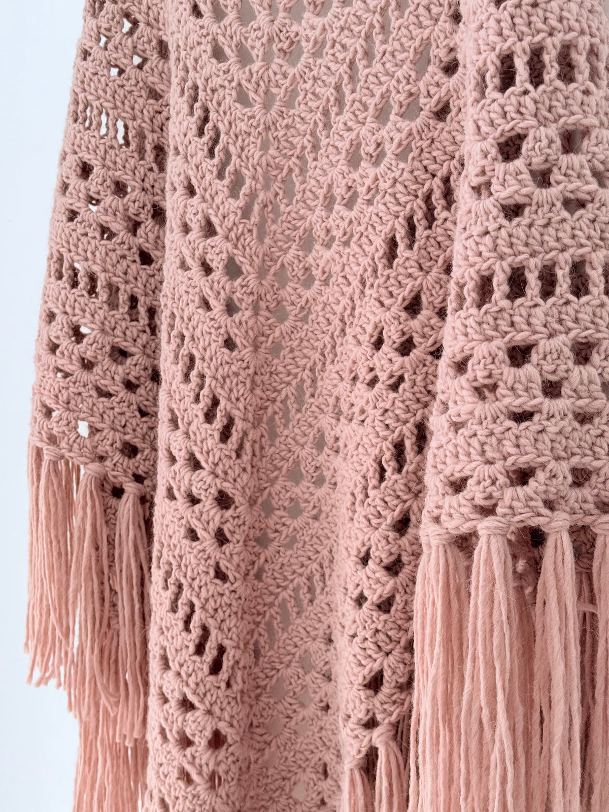 FLOW — Candy Pink Alpaca Shawl