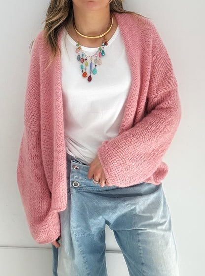 The Air Cardi Gold Pink