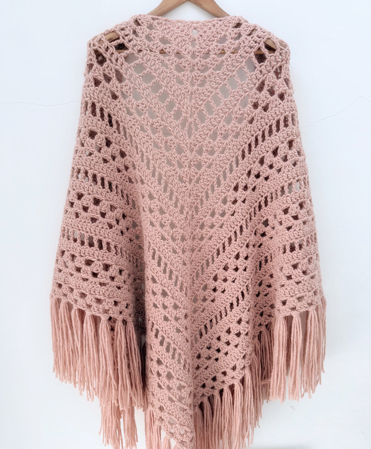 FLOW — Candy Pink Alpaca Shawl