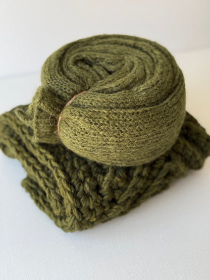 Mohair Olive Green SET