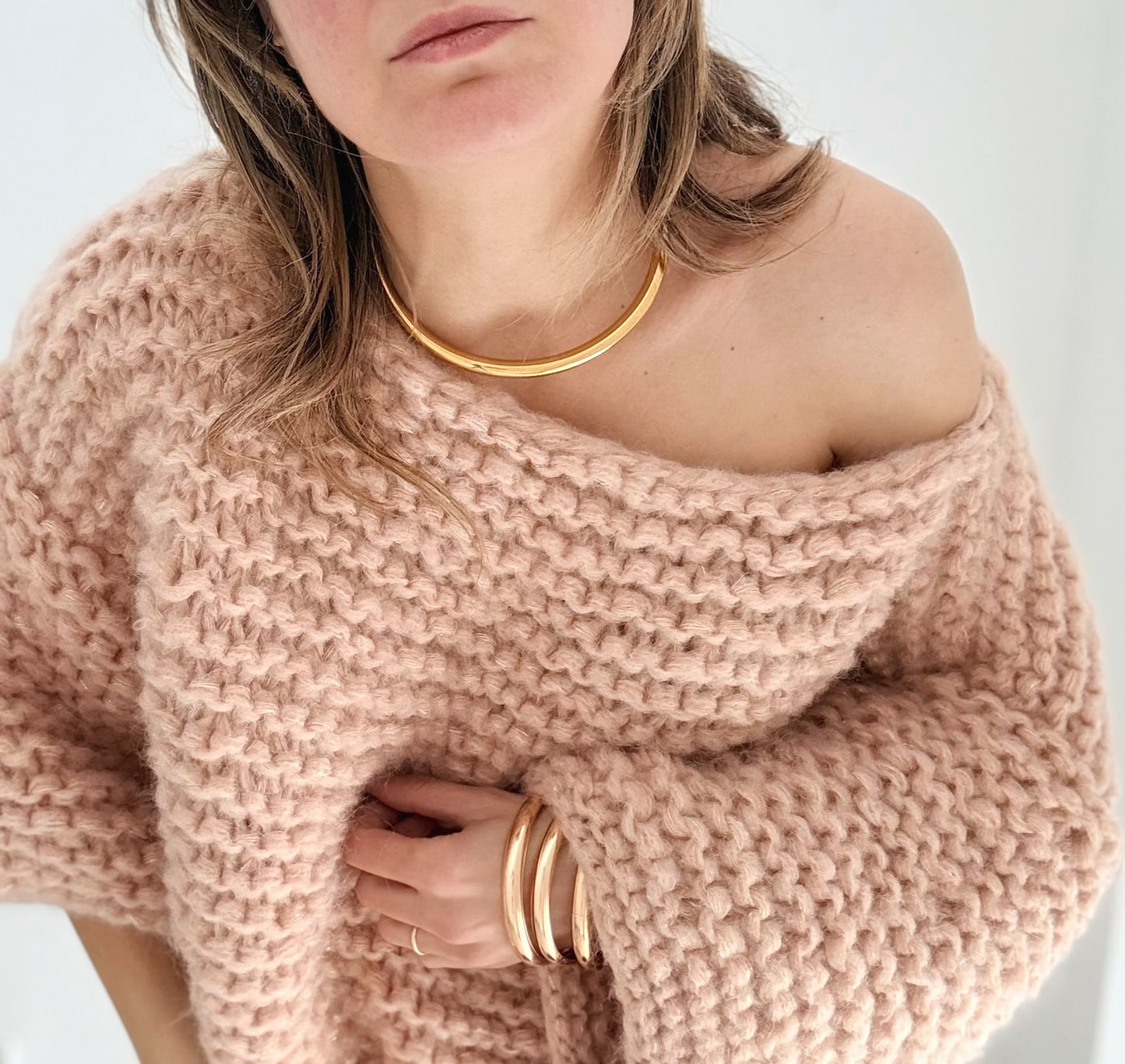 The Garter Pull - Peach Pink