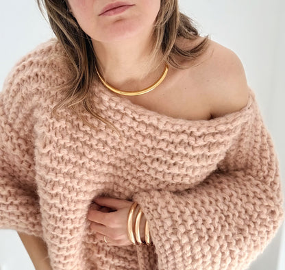 The Garter Pull - Peach Pink
