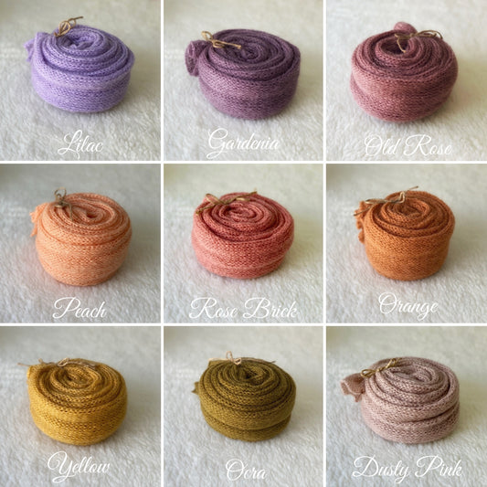 Ensemble Wrap en mohair brossé et Bonnet Classique