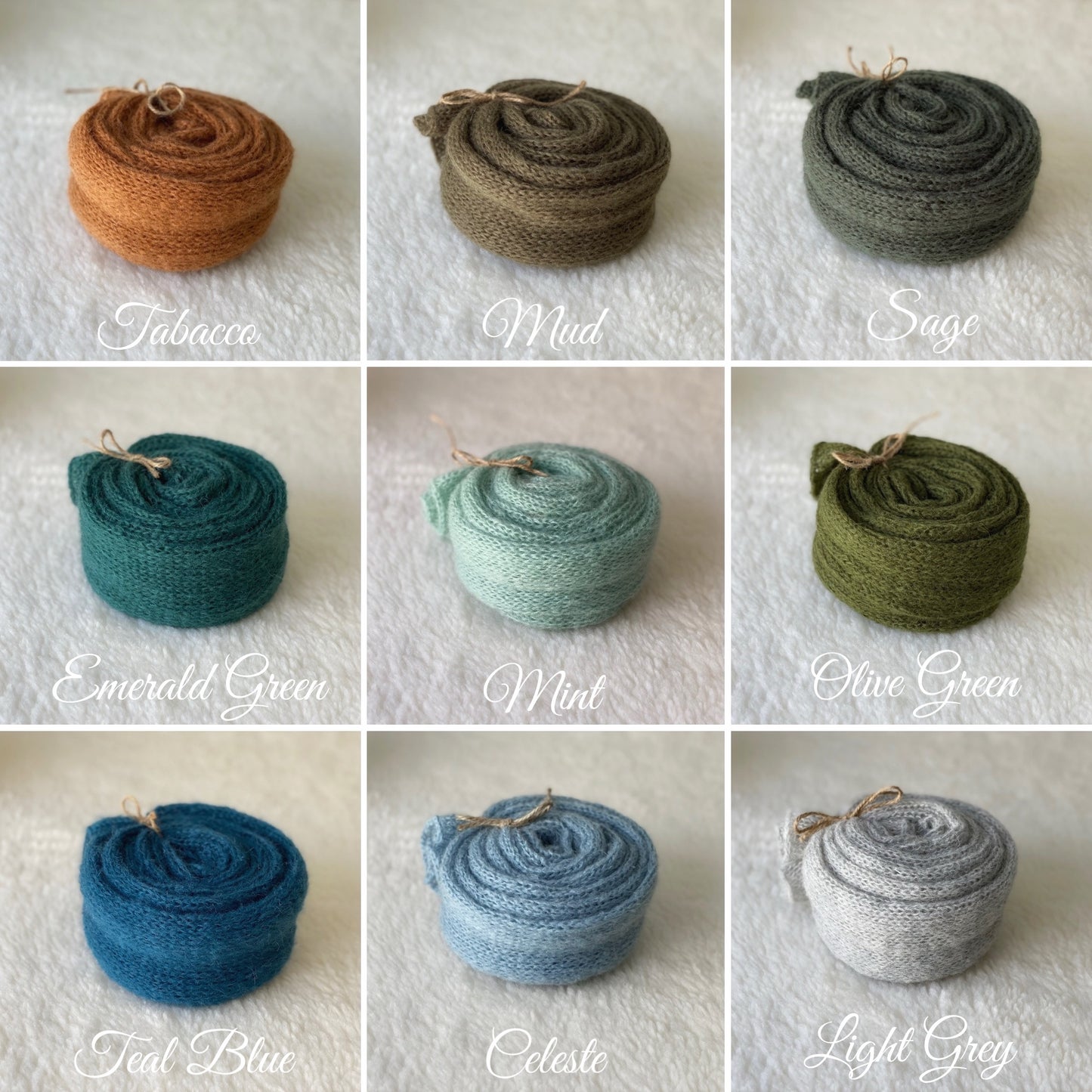 Ensemble Wrap en mohair brossé et Bonnet Classique
