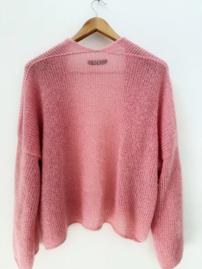The Air Cardi Gold Pink