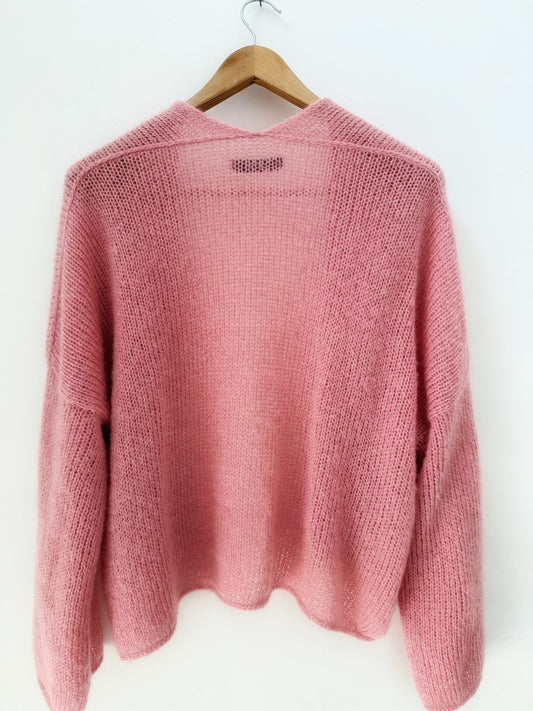 The Air Cardi Gold Pink